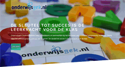 Desktop Screenshot of onderwijsgek.nl